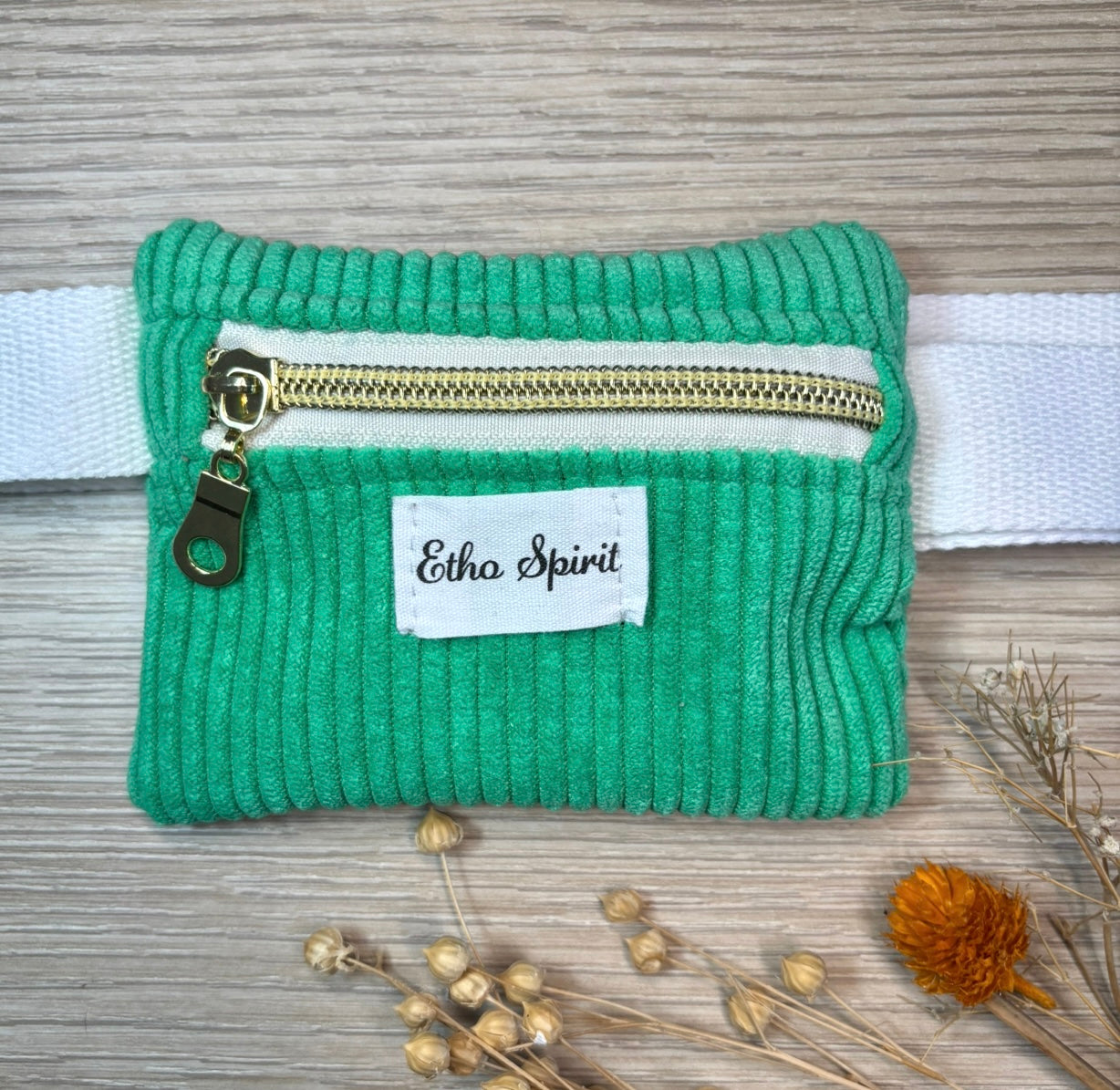 pochette à friandises vert