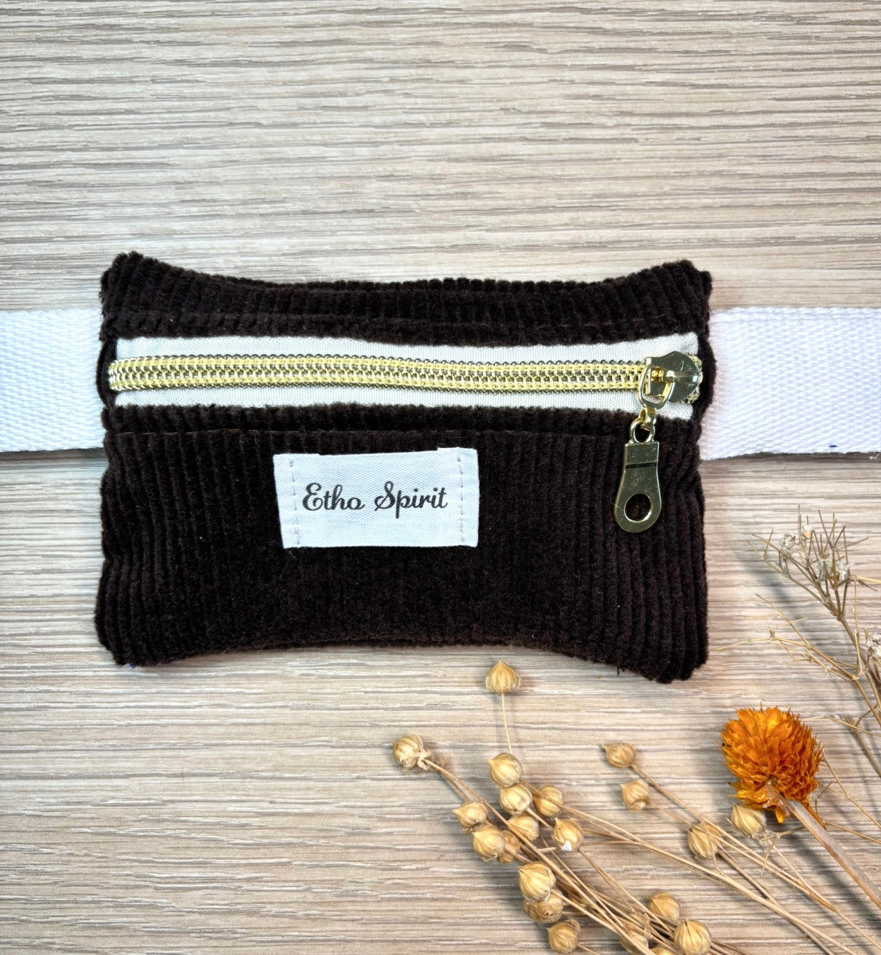 pochette à friandises marron