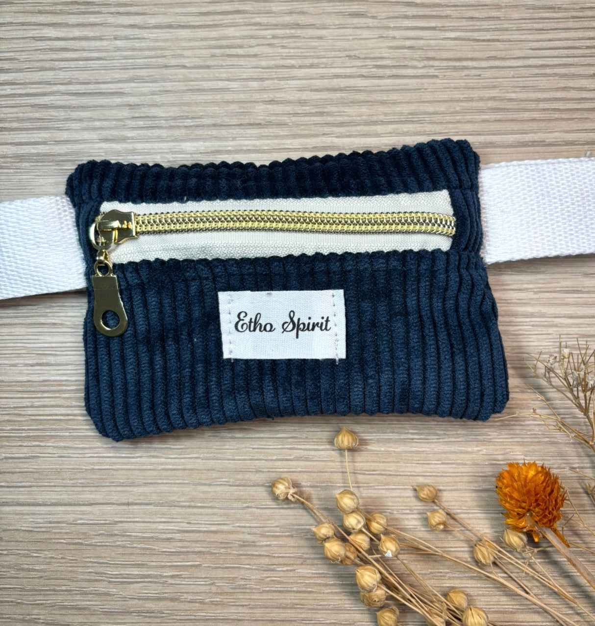 pochette à friandises bleu marine