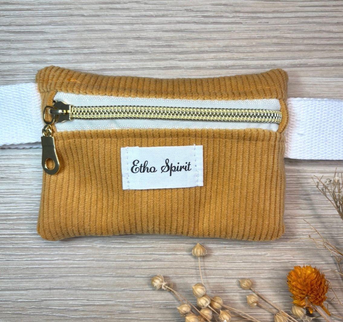 pochette à friandises moutarde