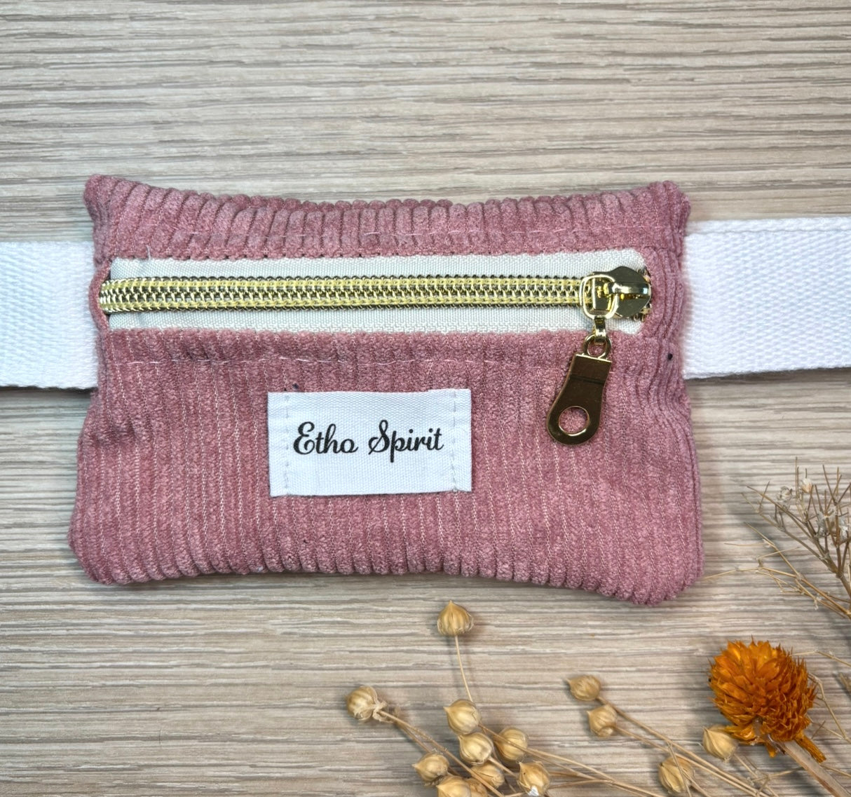 pochette à friandises vieux rose