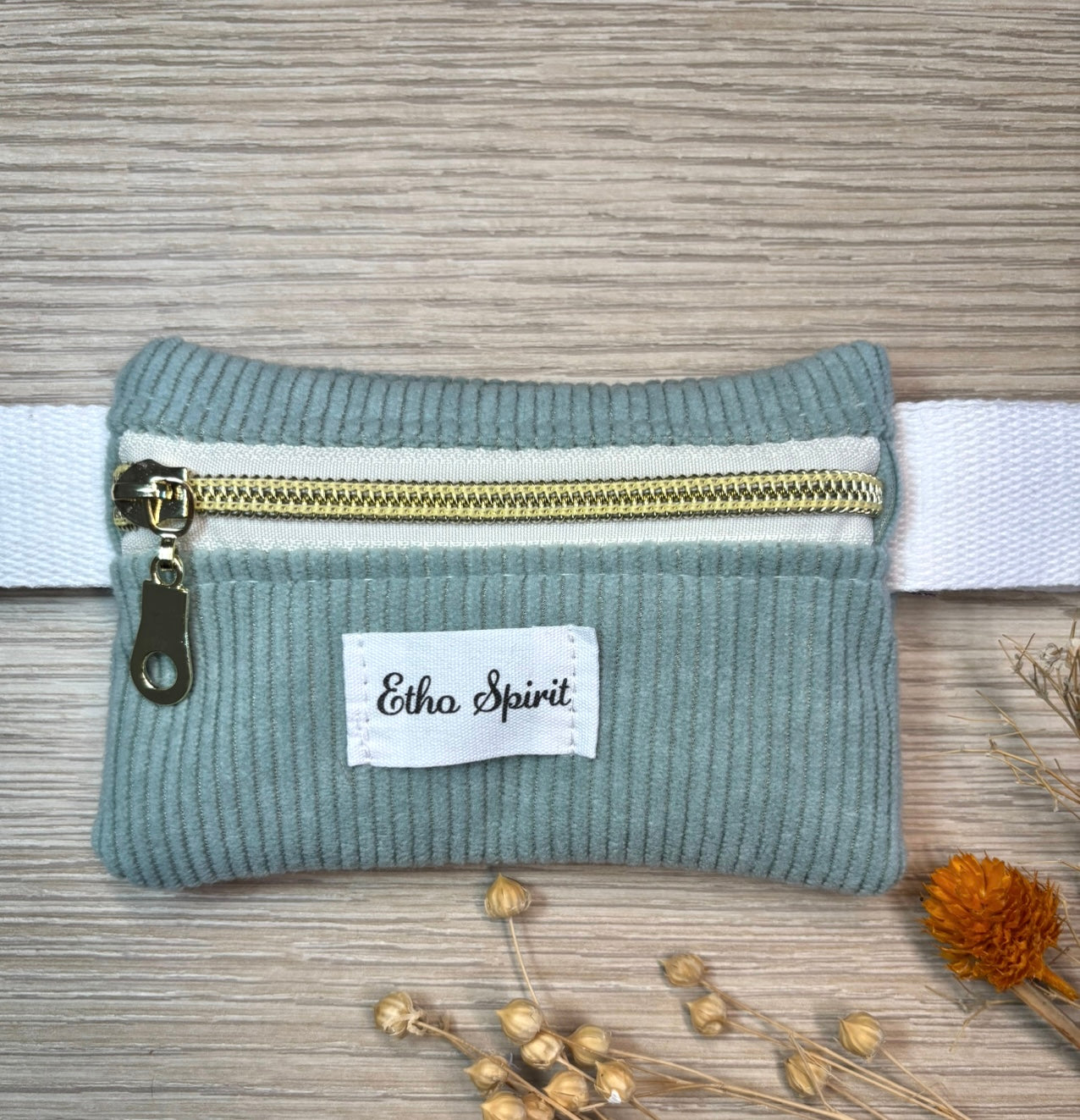 pochette à friandises vert sauge