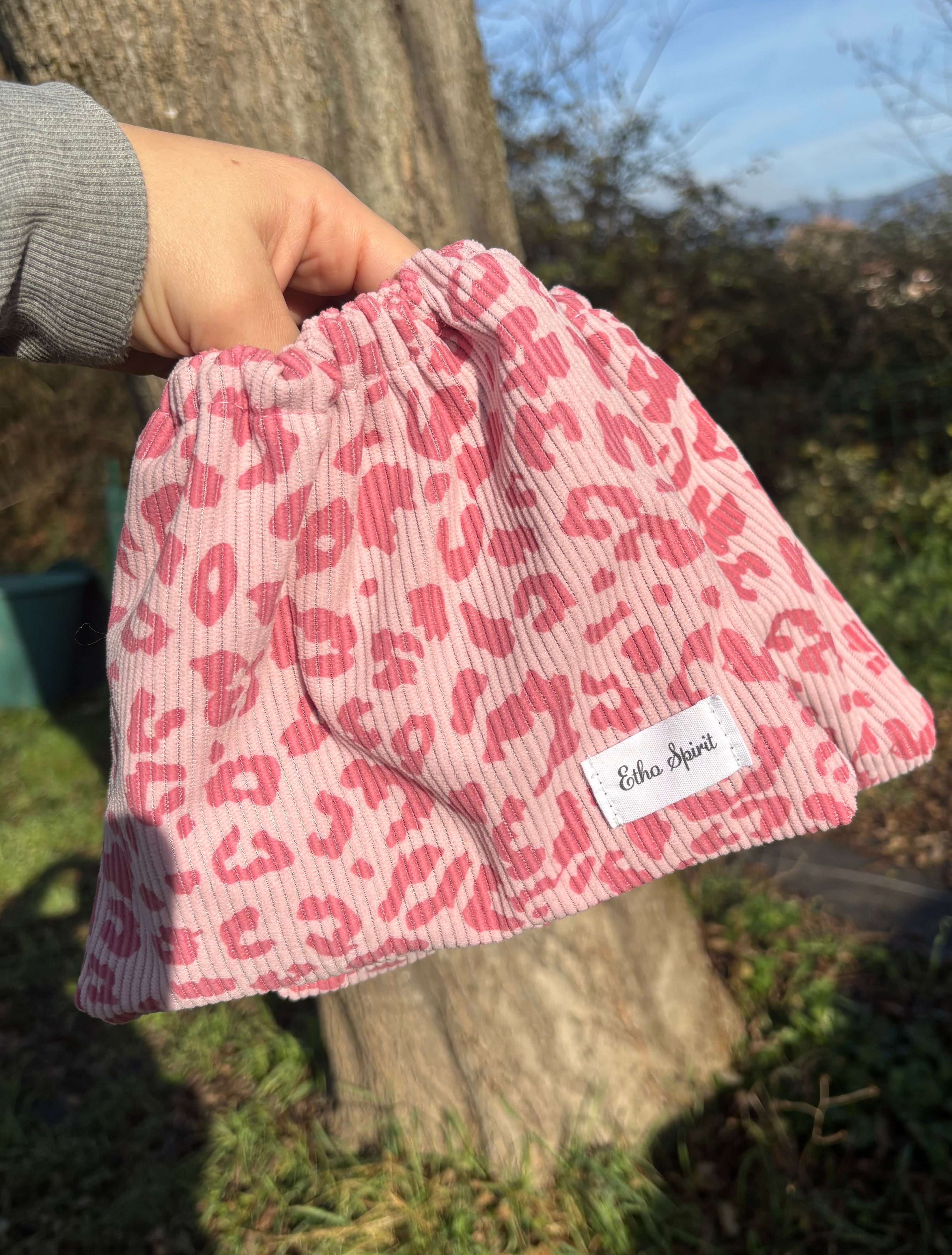 Housses d’étriers léopard rose