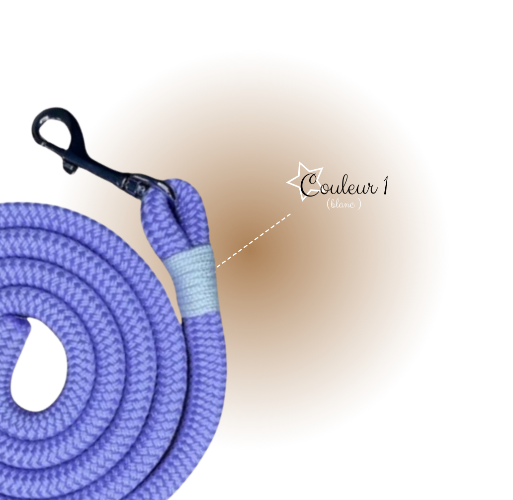 longe personnalisable | 12 MM, avec tressage