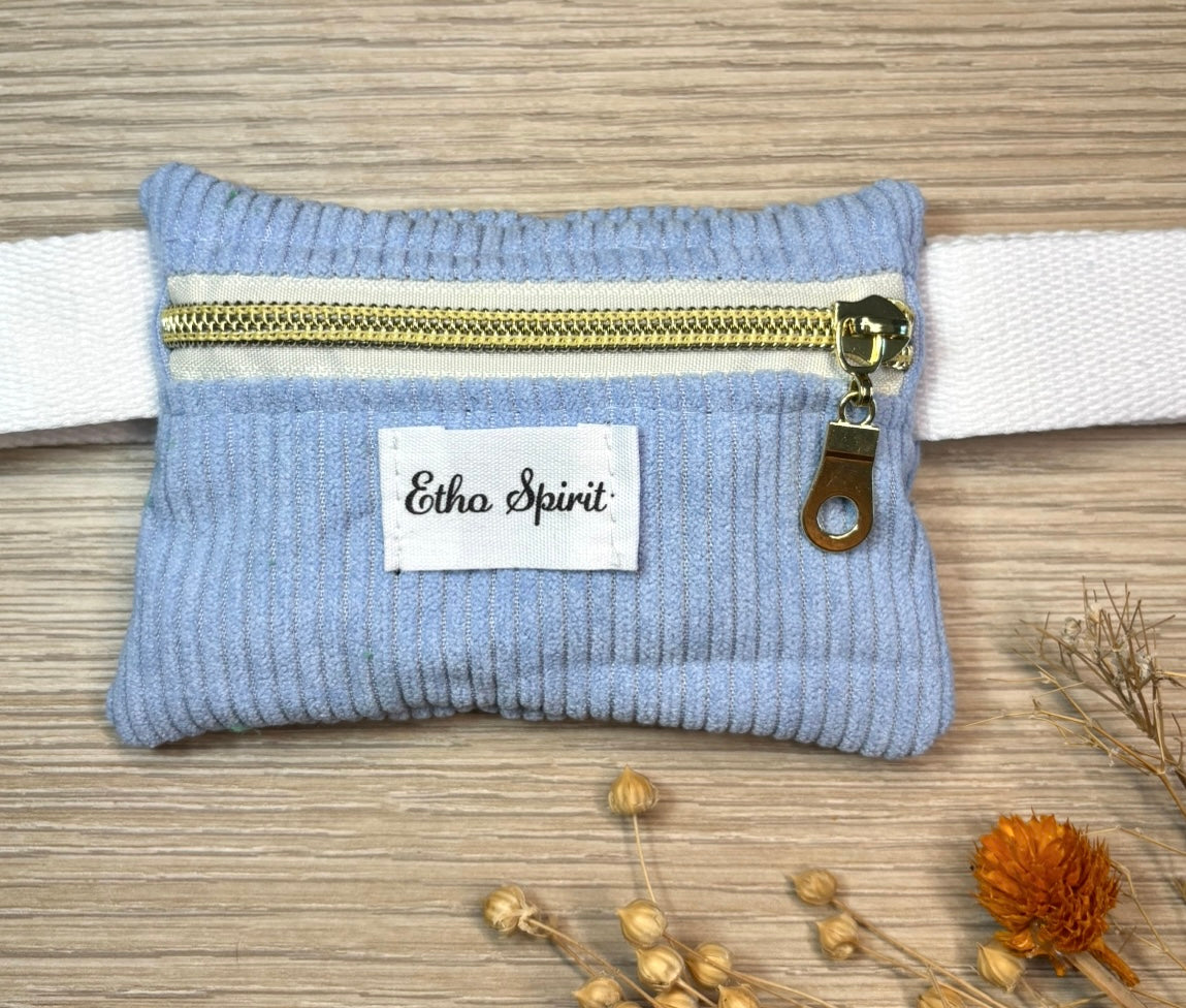 pochette à friandises bleu pastel