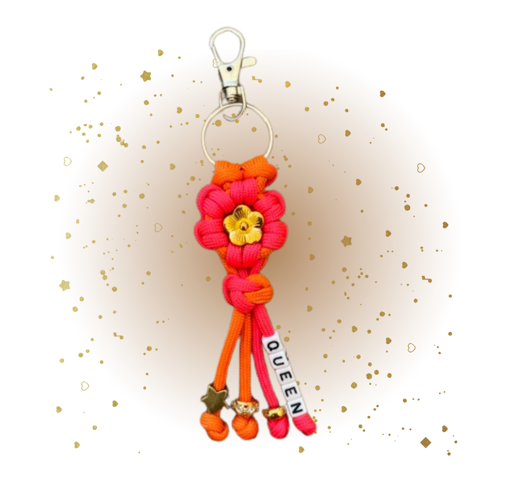 porte clé personnalisable - FLOWER