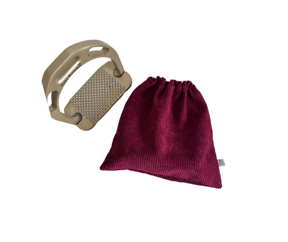Housse d'étriers | velours cotelé bordeaux