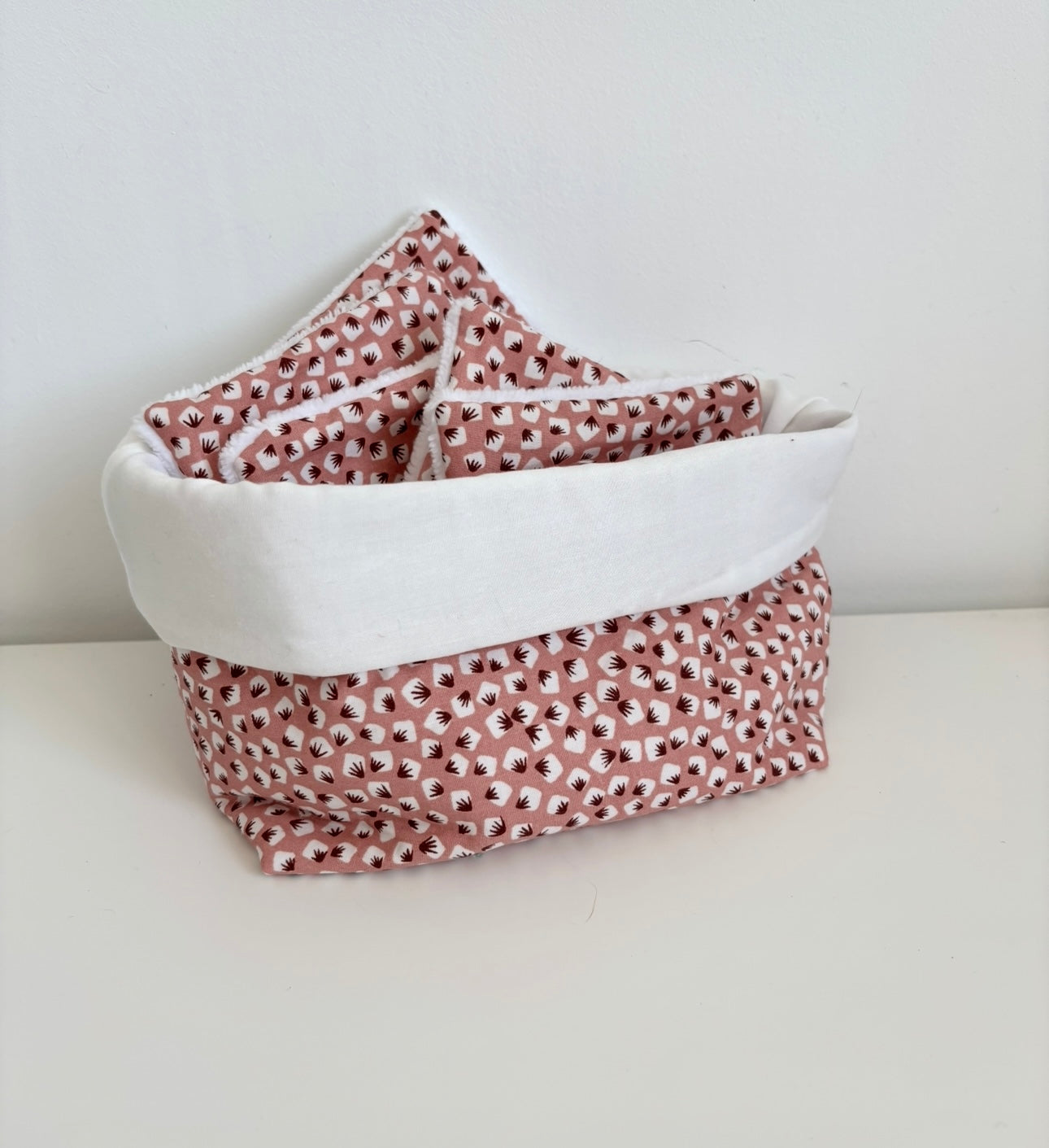 Ensemble : sa panière et ses 5 cotons