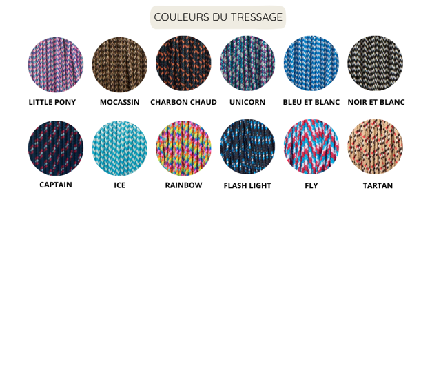cordelette personnalisable | Gardenia