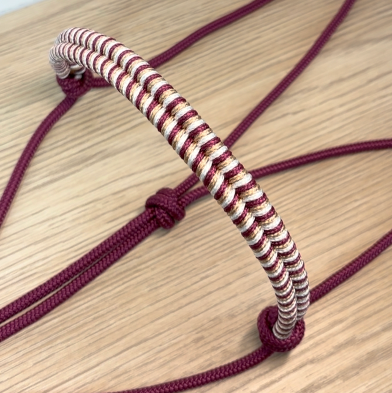 licol personnalisable | tressage Alysse tricolore