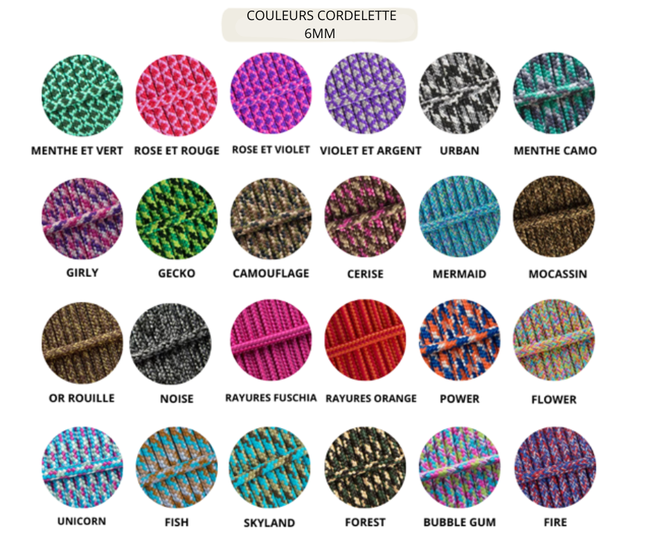 cordelette personnalisable | Gardenia