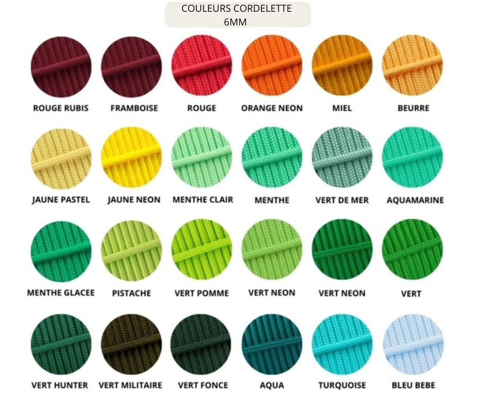 cordelette personnalisable | Gardenia