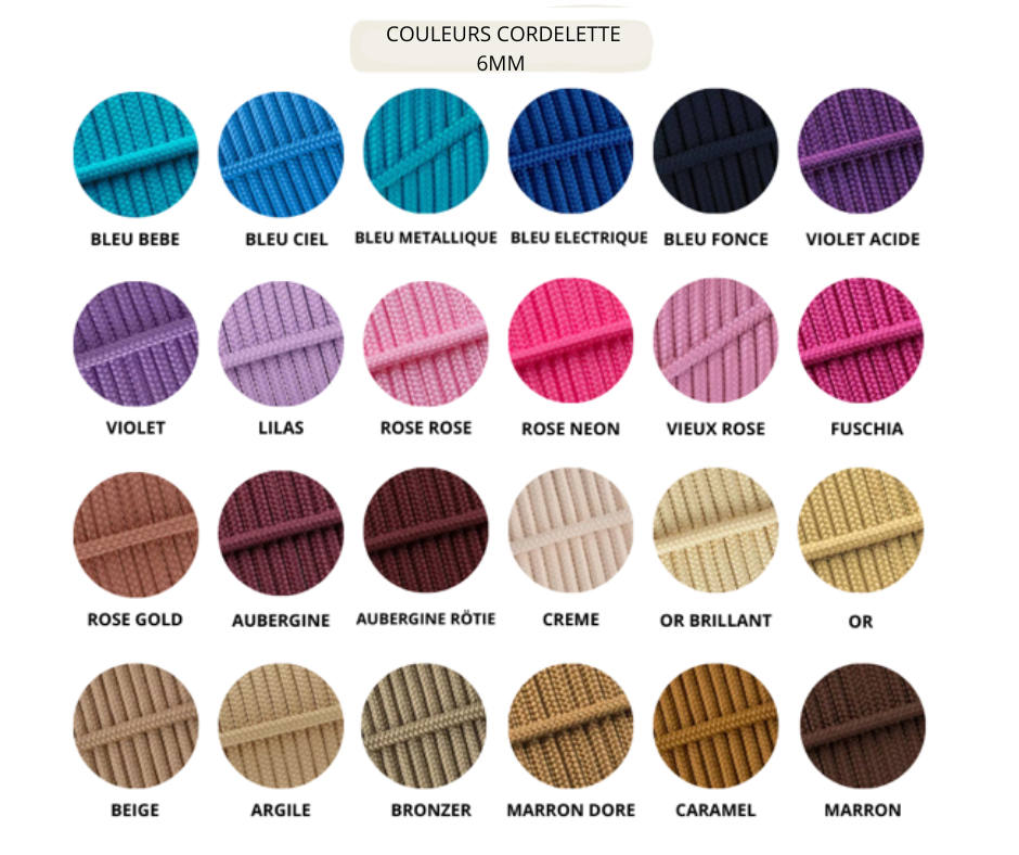 cordelette personnalisable | Gardenia