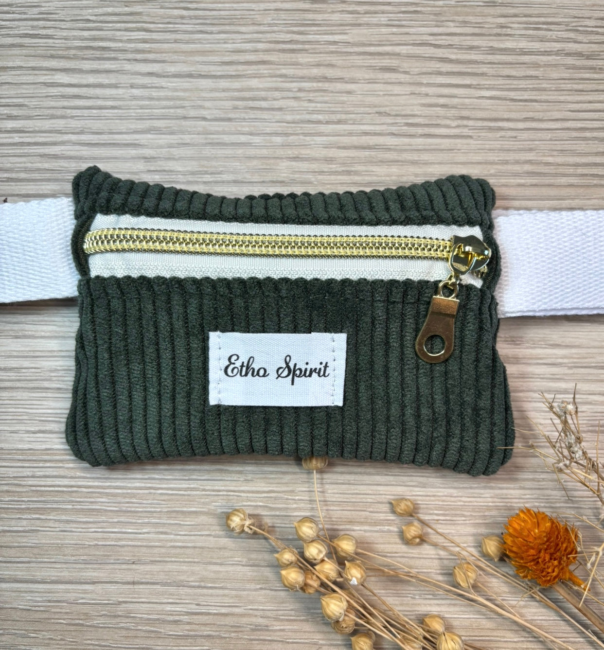 pochette à friandises kaki