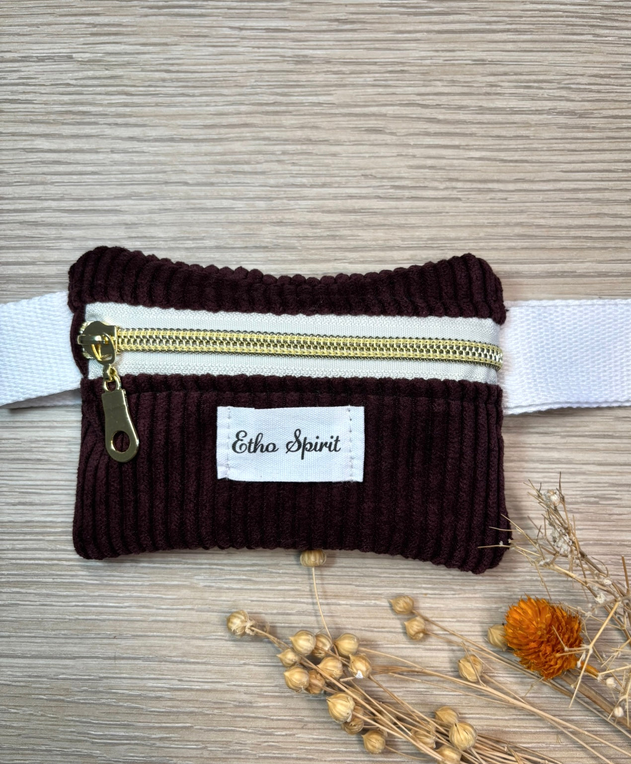 pochette à friandises prune