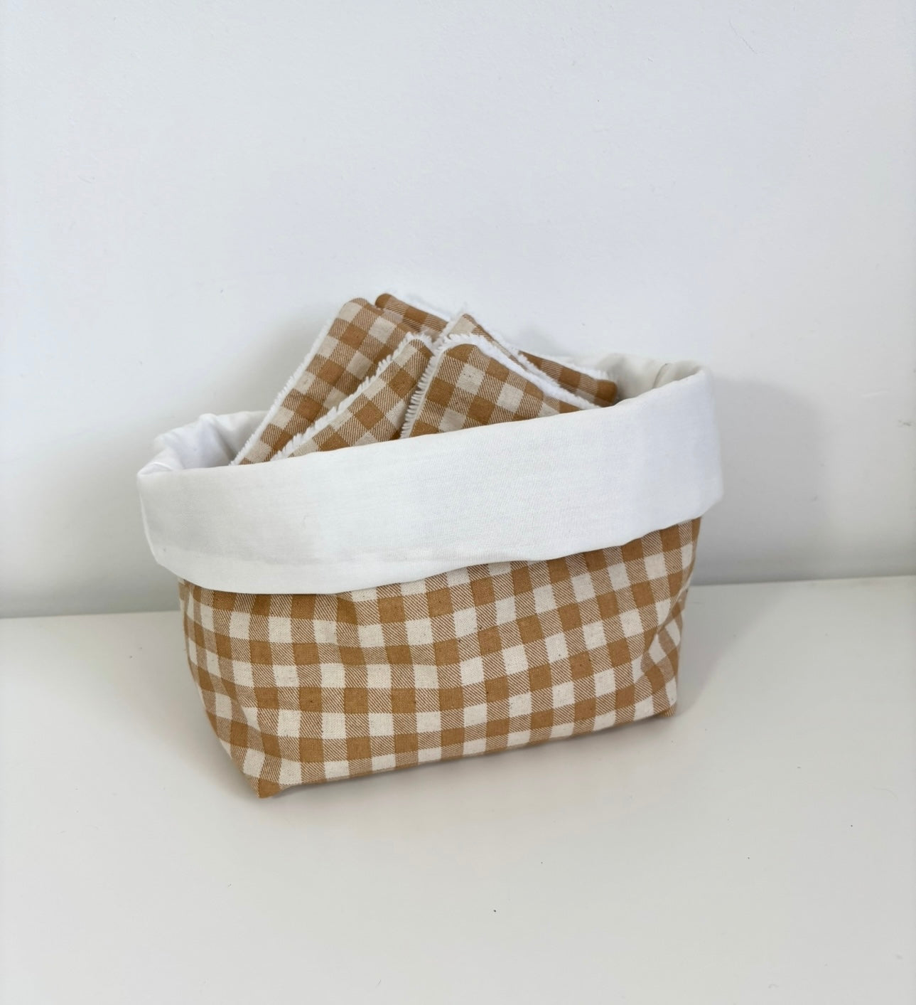 Ensemble : sa panière et ses 5 cotons