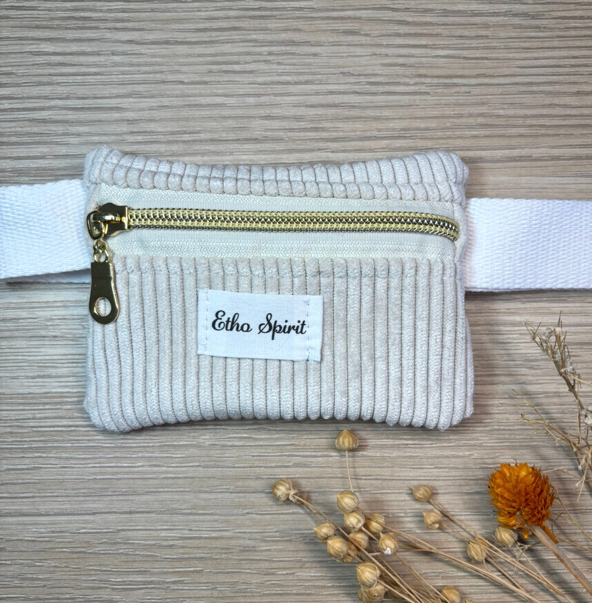 pochette à friandises beige