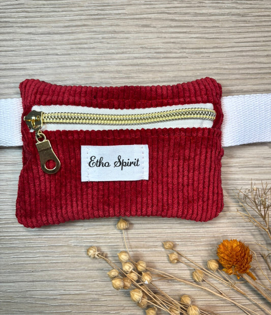 pochette à friandises rouge