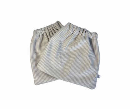 Housse d'étriers | velours cotelé beige