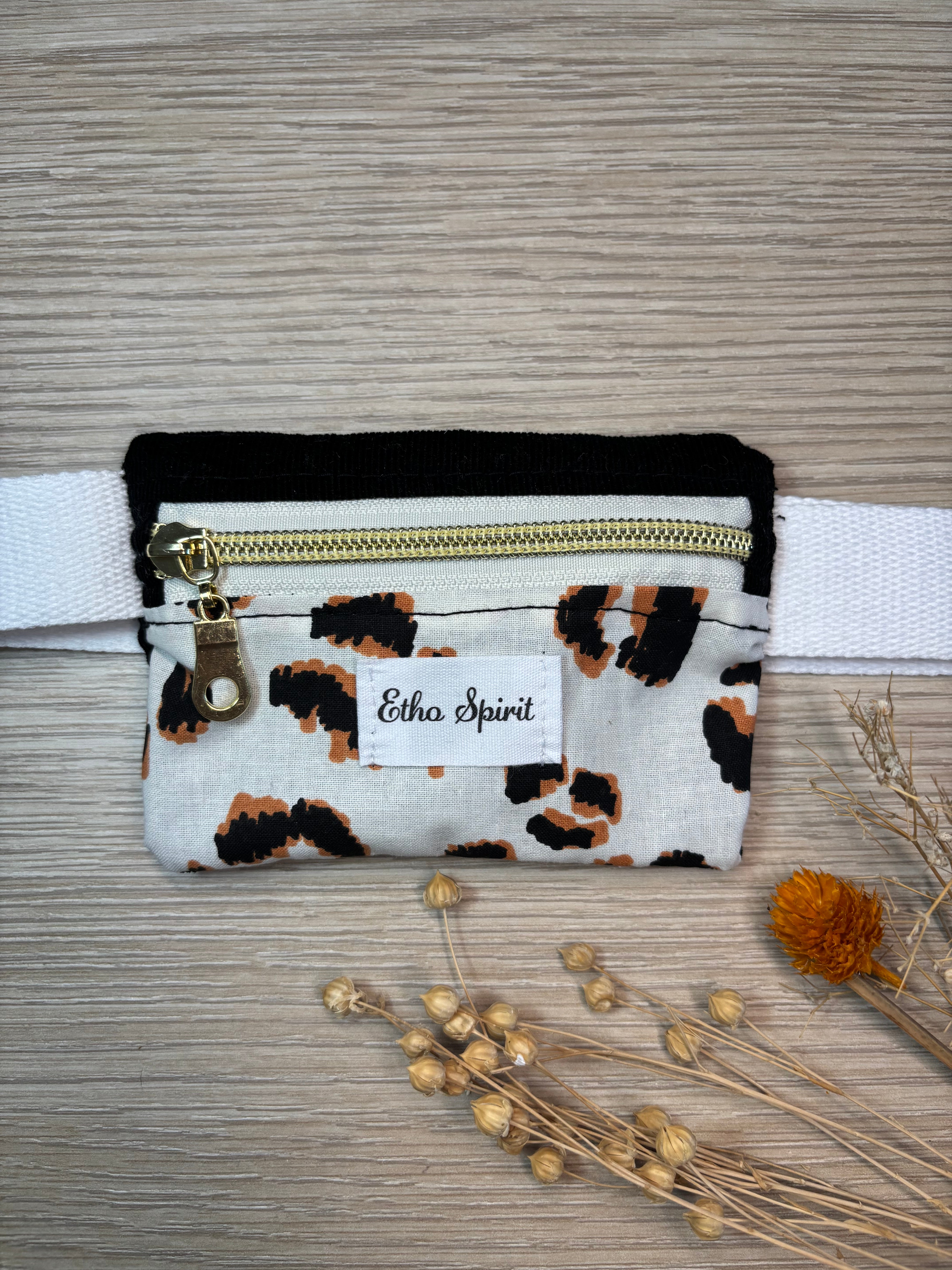 pochette à friandises léopard