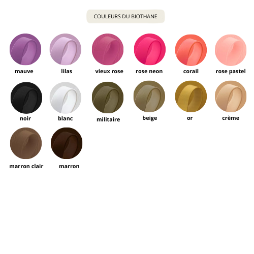 cordelette personnalisable | biothane