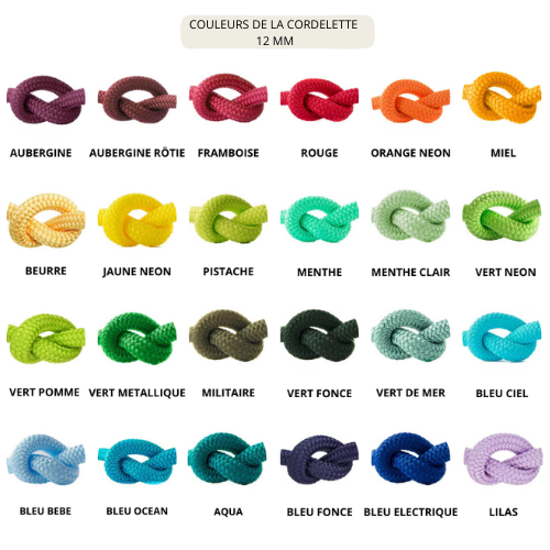 cordelette personnalisable | biothane